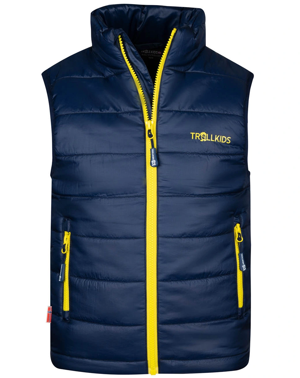 Stepp-Weste TRONDHEIM in navy/hazy yellow