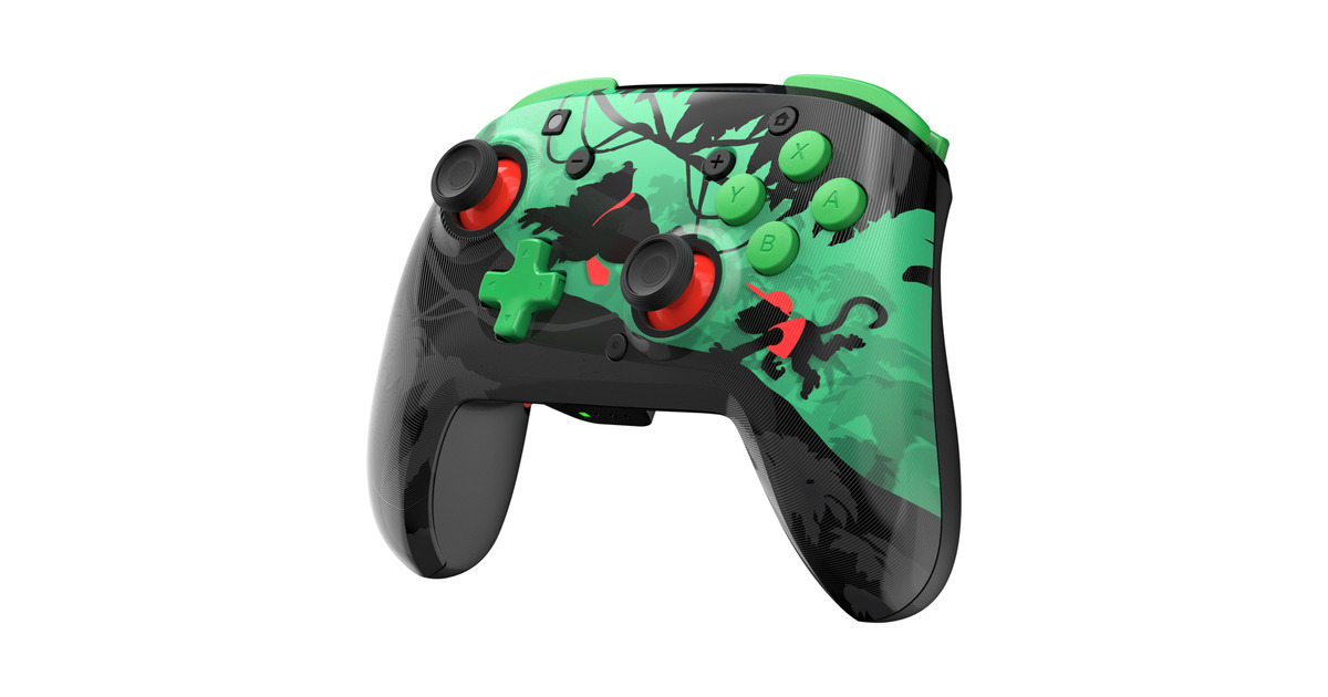 Turtle BeachRematch draadloze gamingcontroller – Donkey Kong  (Zwart/groen, Nintendo Switch, Nintendo Switch Lite, Nintendo Switch - OLED-model, Nintendo Switch 2)