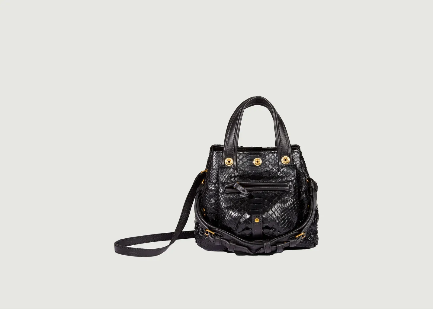 Sac en cuir de python Billy Nano Jérôme Dreyfuss