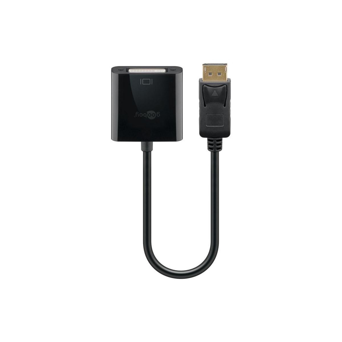 DisplayPort/DVI-D adapterkabel 1.2, nikkelbelagt