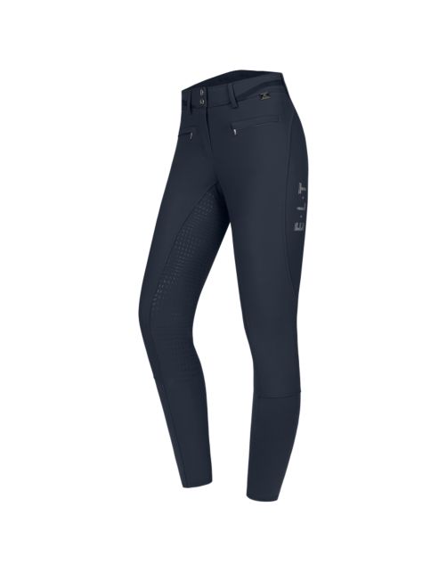 Elt Broek Maja Glam Curved Hoge Taille Donkerblauw - Ruiterkleding