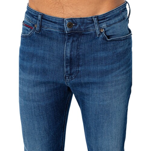 Tommy Jeans - Vaqueros Ajustados Simon Azul