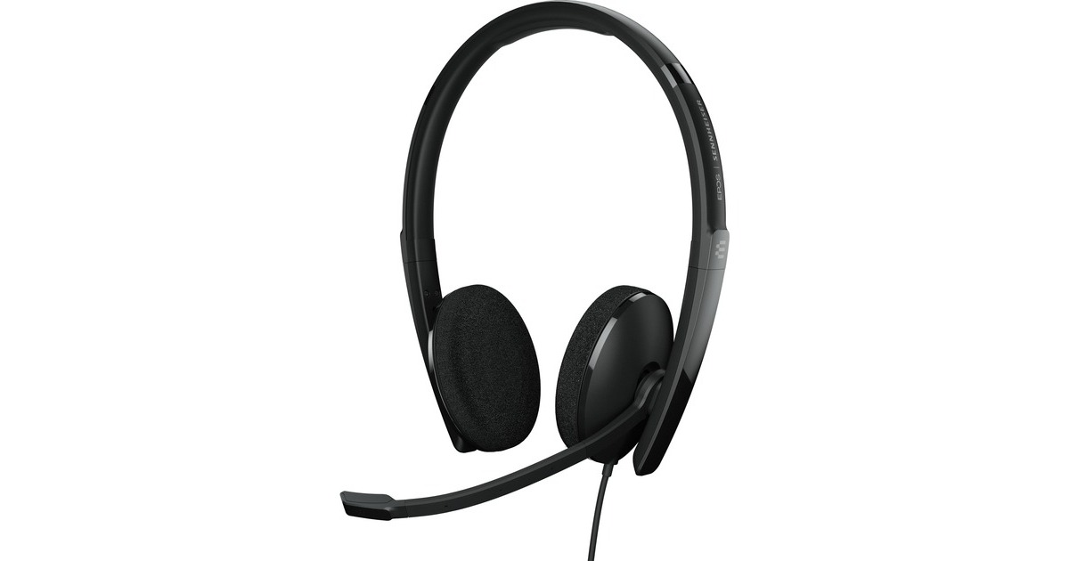 EPOSADAPT 160 USB II on-ear headset  (Zwart, Stereo, USB)