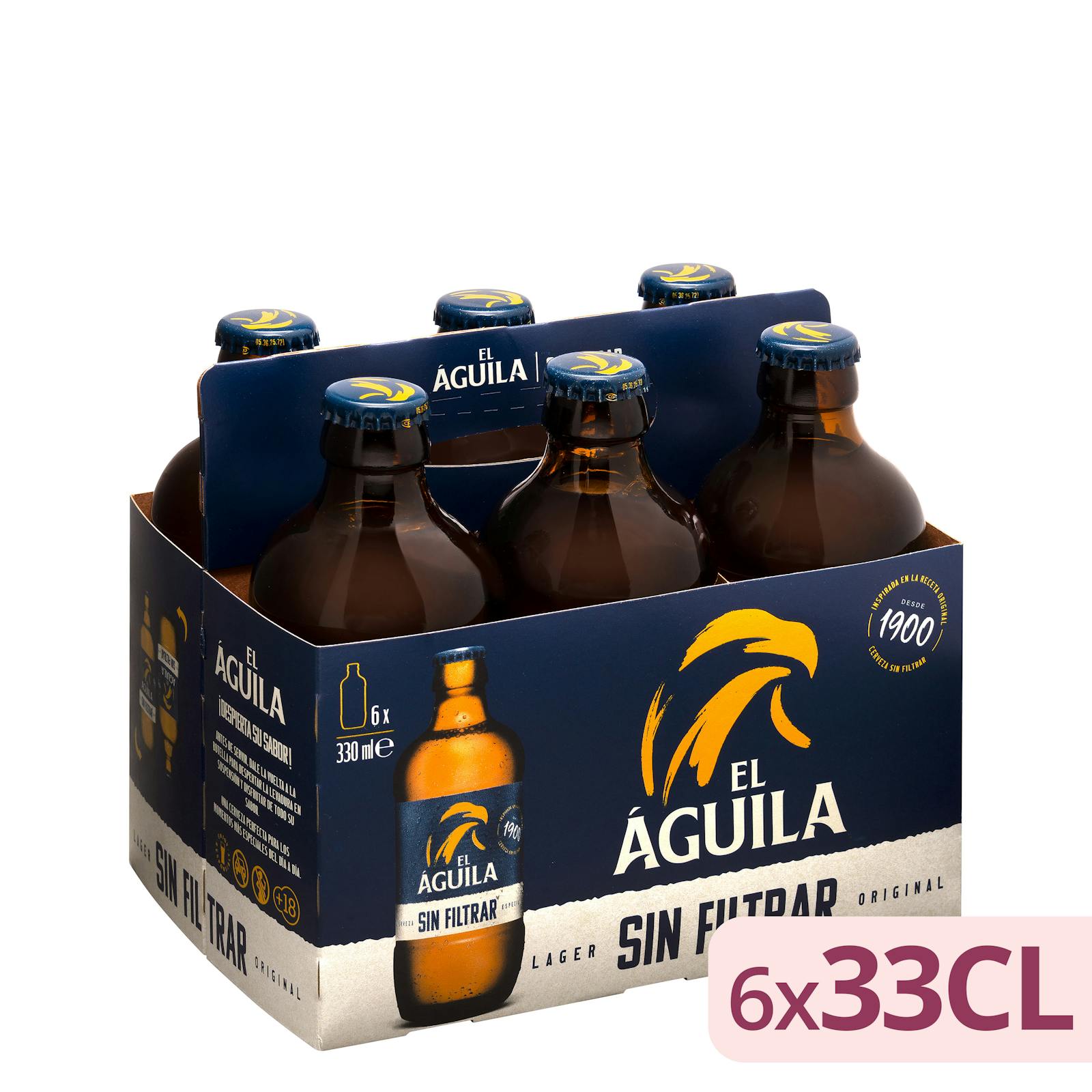 Bière El Águila non filtrée