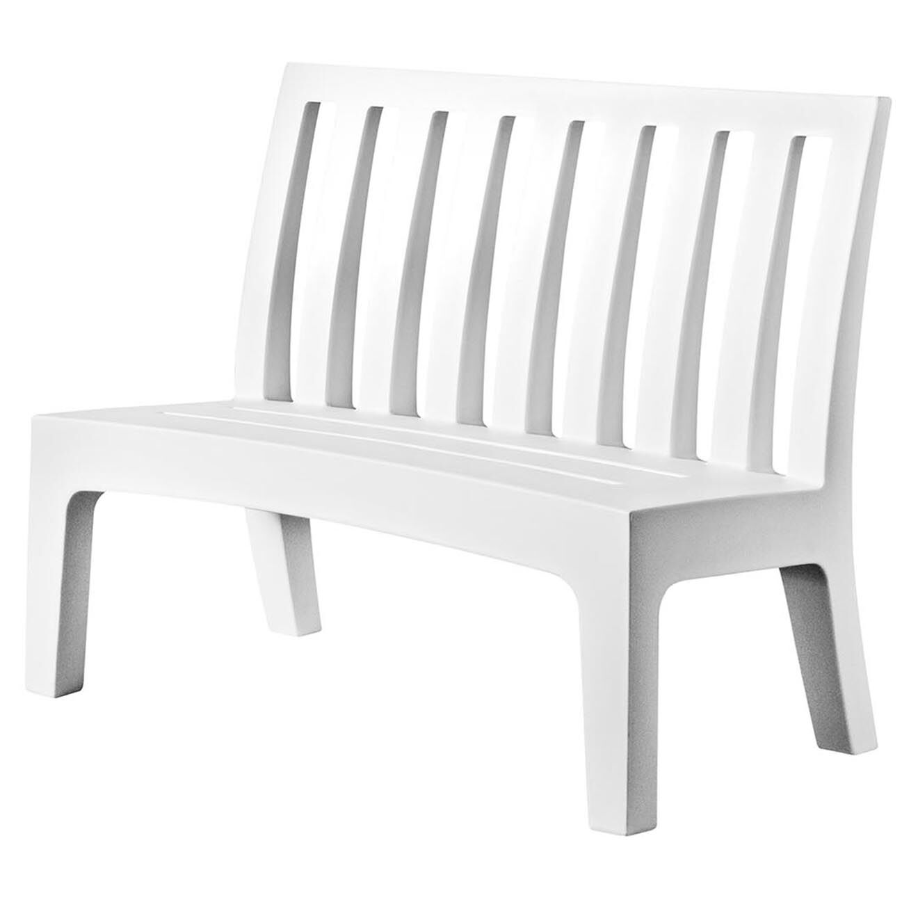 Serralunga Banc Roméo Design par Paolo Rizzatto blanc - 115x96x61 cm