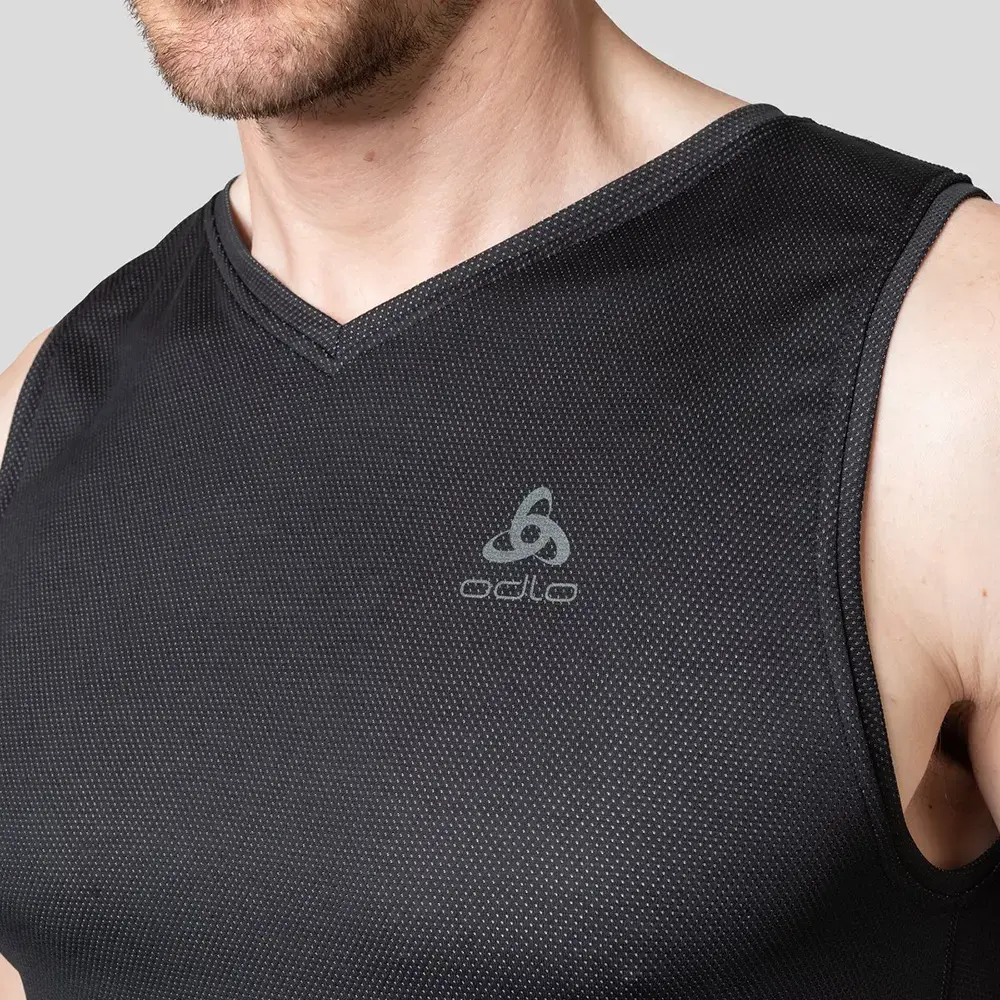 Odlo Active Everyday Eco BL Ondershirt Zonder Mouwen Zwart Heren 2-Pack