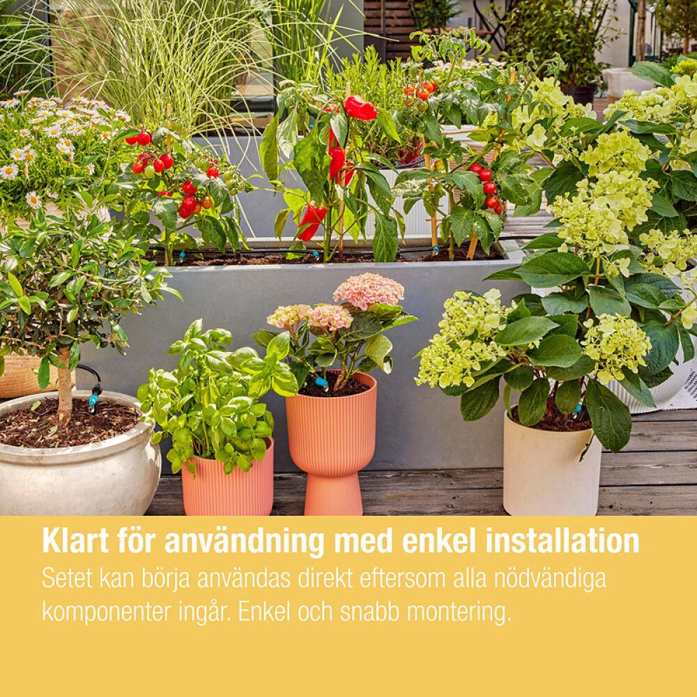 STARTSETT GARDENA MICRO-DRIP-SYSTEM TERRASSE 30 PLANTER