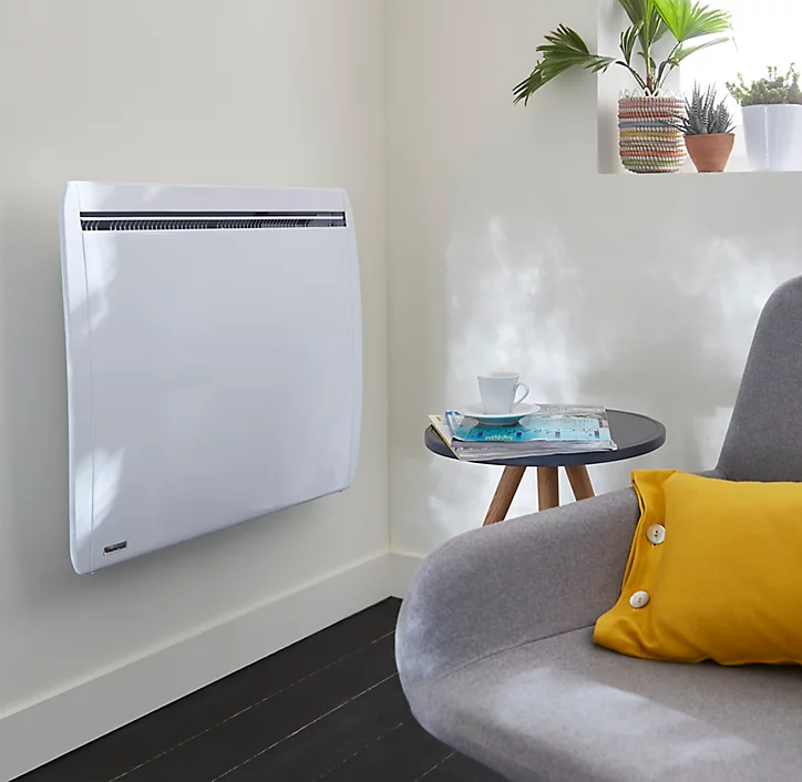Radiateur électrique double coeur de chauffe Noirot Fusion II 1000W