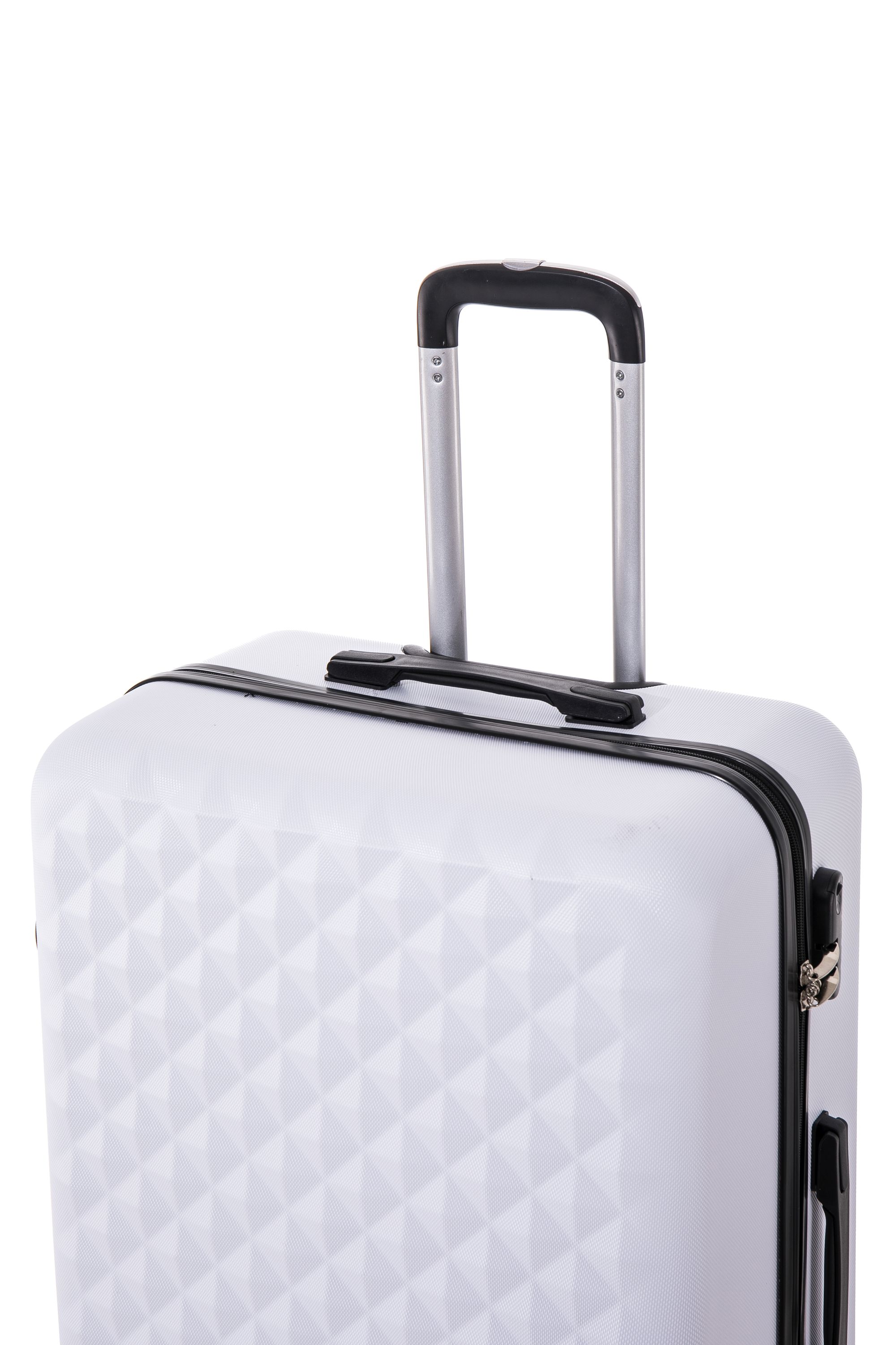 Reisekoffer Hartschalenkoffer AMY 5er Set weiss