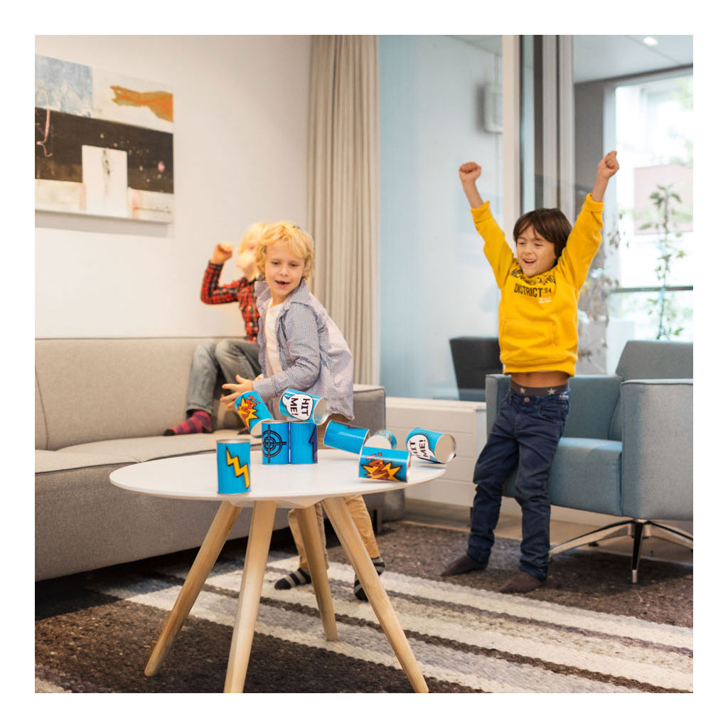 BS Toys Blikwerpen Blauw, 13dlg.