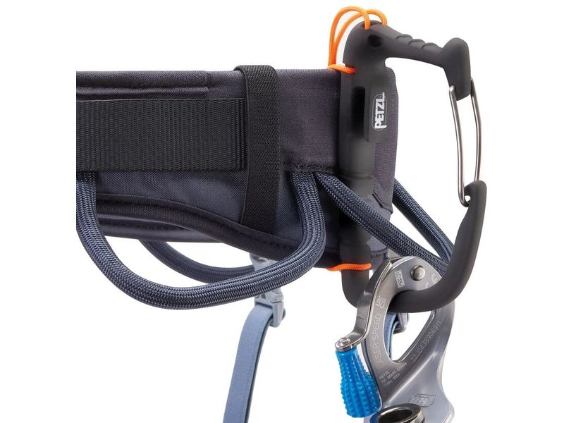 Petzl Klettergurt Corax Harness, Dunkelgrau, Grösse: 1 Vielseitiger, verstellbarer Klettergurt zum Sportklettern und Bergsteigen