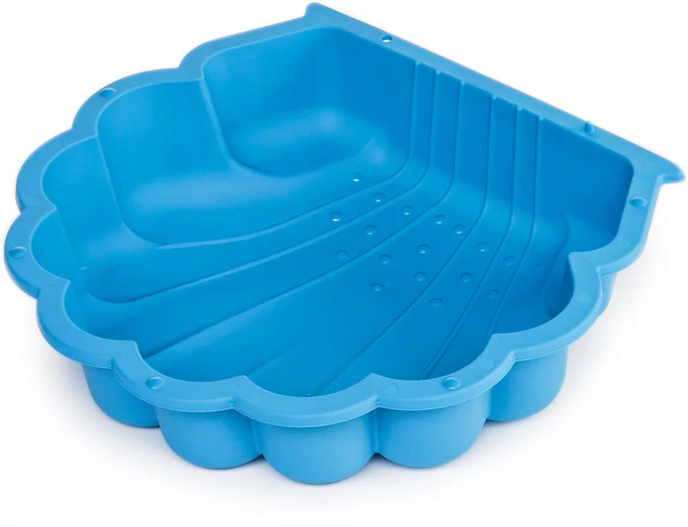 BAC A SABLE COQUILLE 1 PIECE BLEU