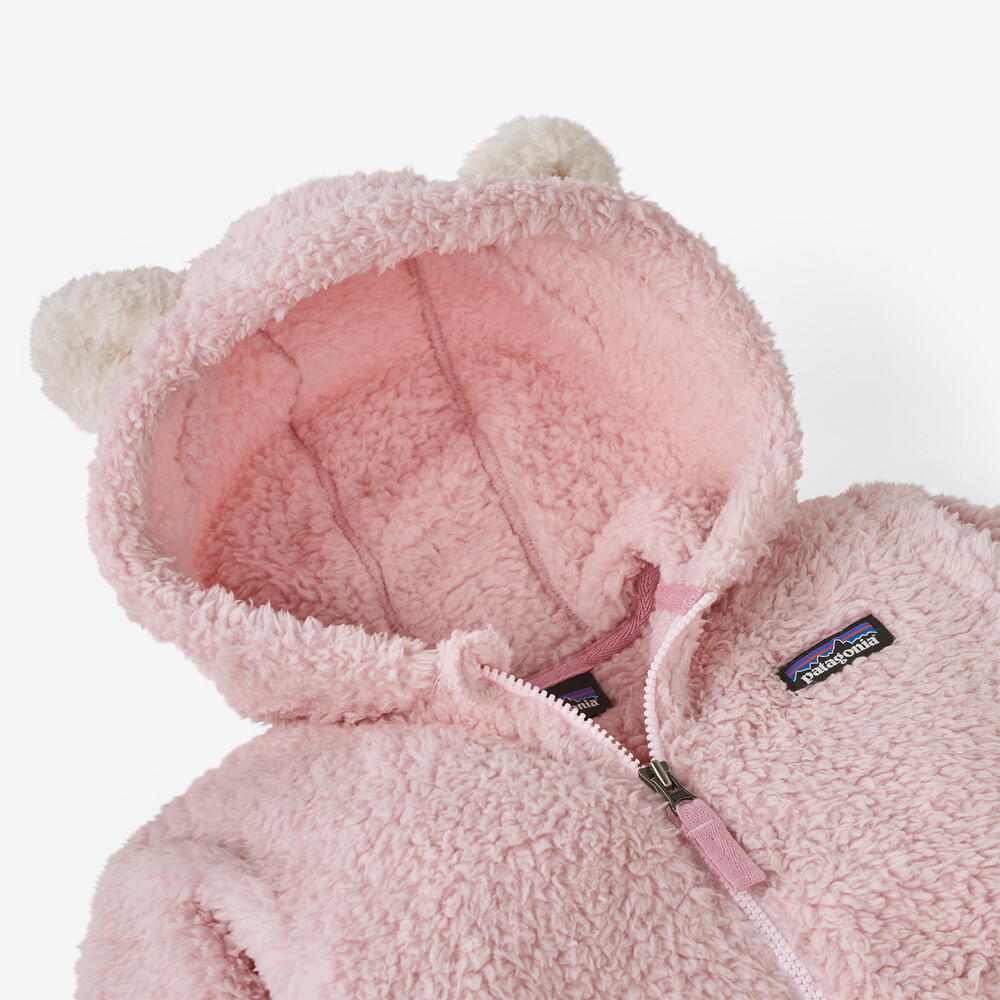 Baby-Fleece-Kapuzenpullover mit Fellmotiven