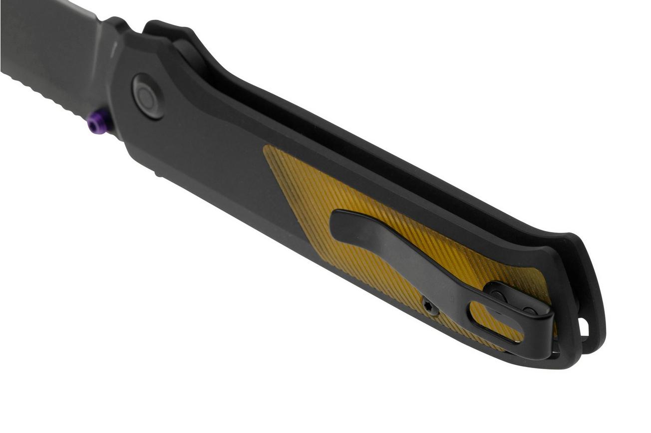 Flytanium Arcade Shark-Lock 1252 Black DLC, Void Black Aluminum, Ultem Inlay, zakmes