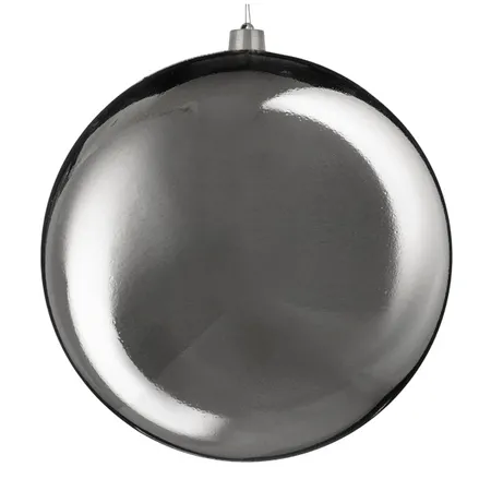 Edelman Weihnachtskugel silber glänzend, bruchfest, D50cm