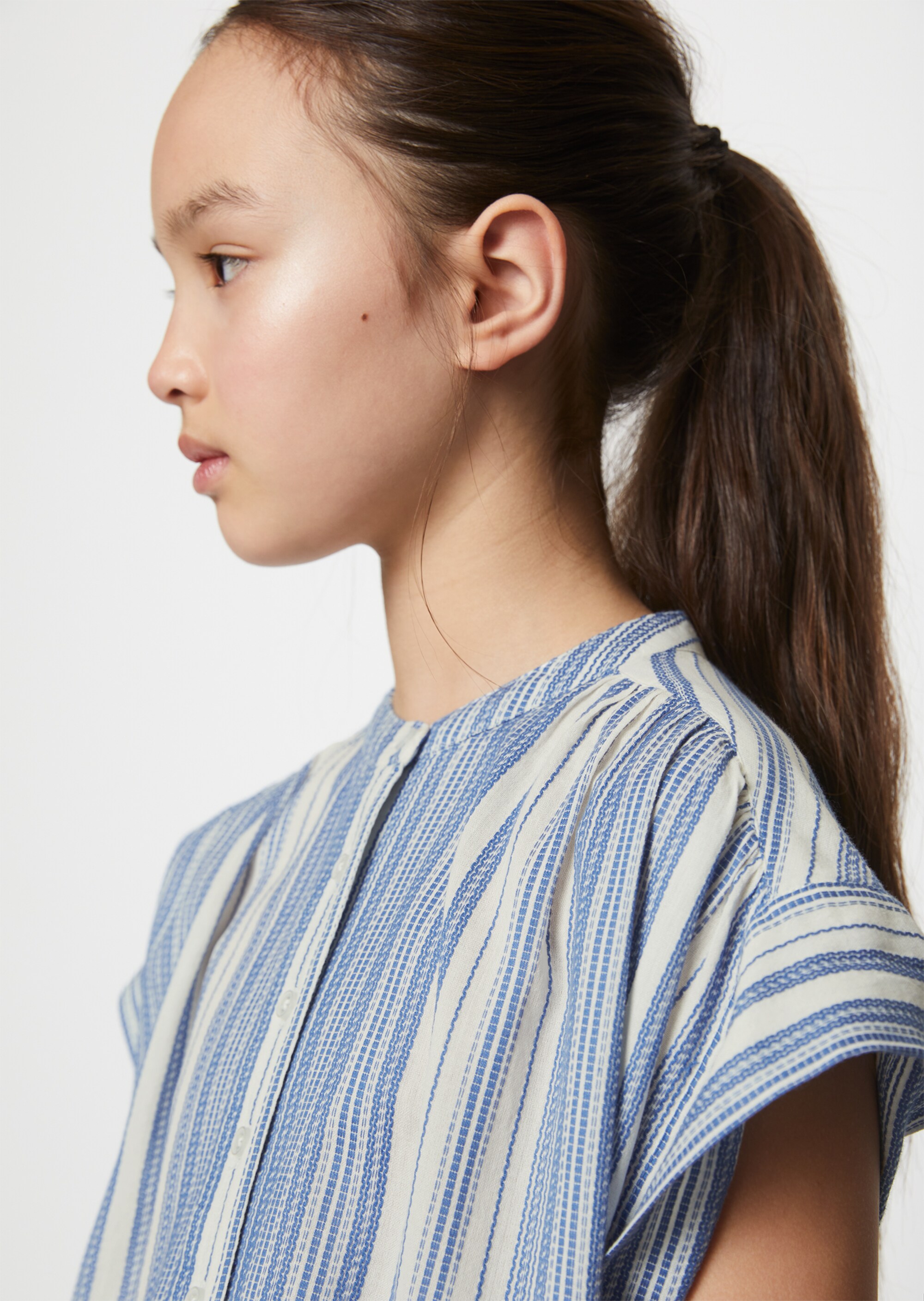 TEENS-GIRLS Tunikabluse aus reiner Baumwolle