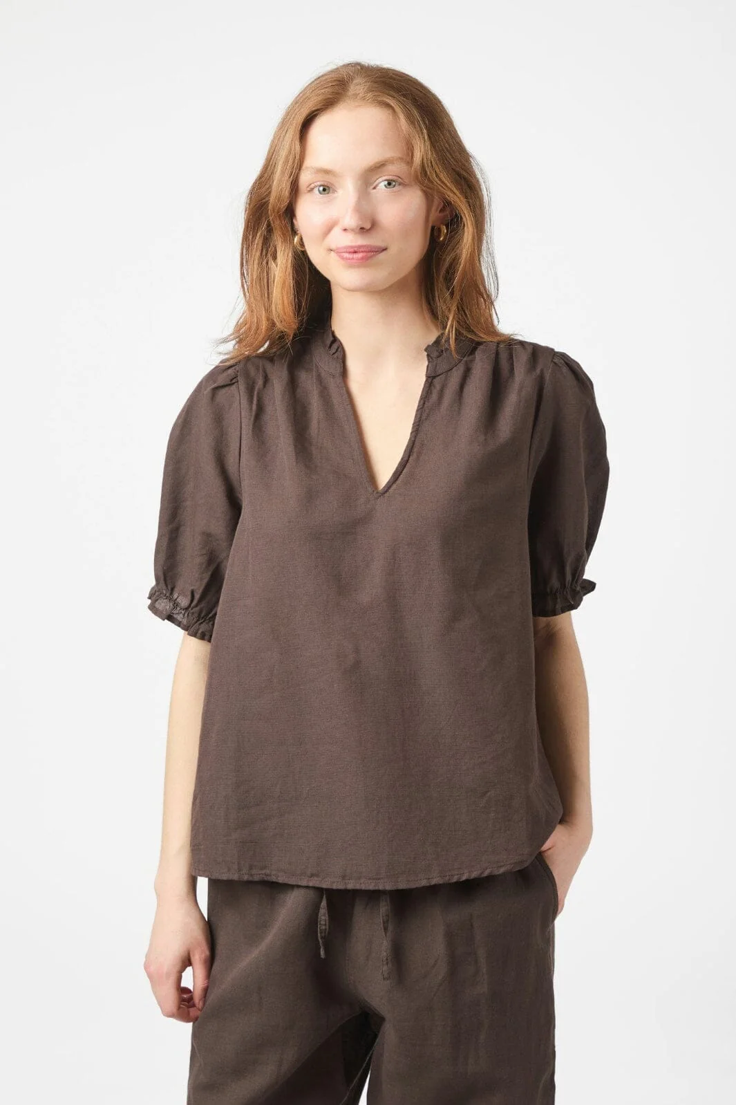 Neo Noir Odesa Linen Blouse 160264