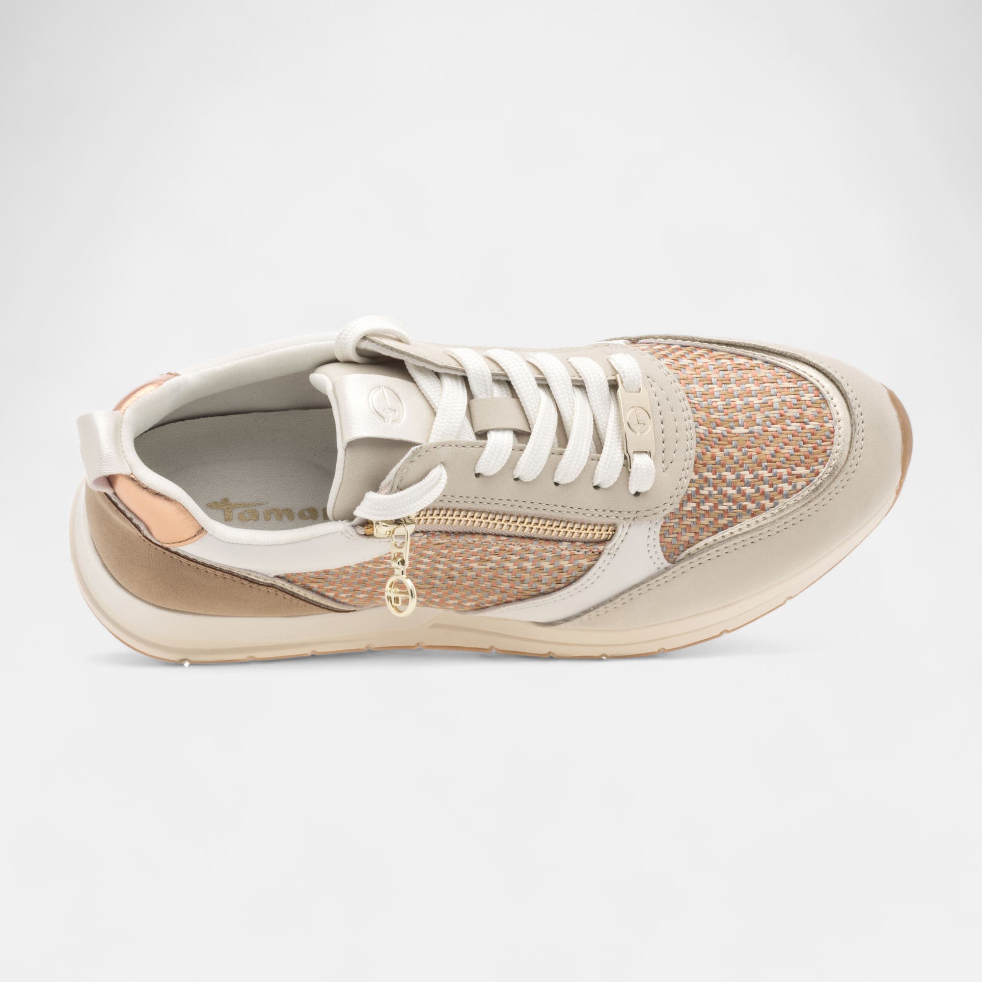 Baskets basses Femme beige