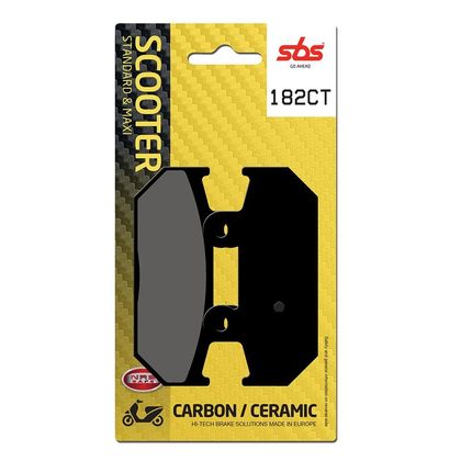 Plaquettes de freins SBS 182CT Organique Arrière