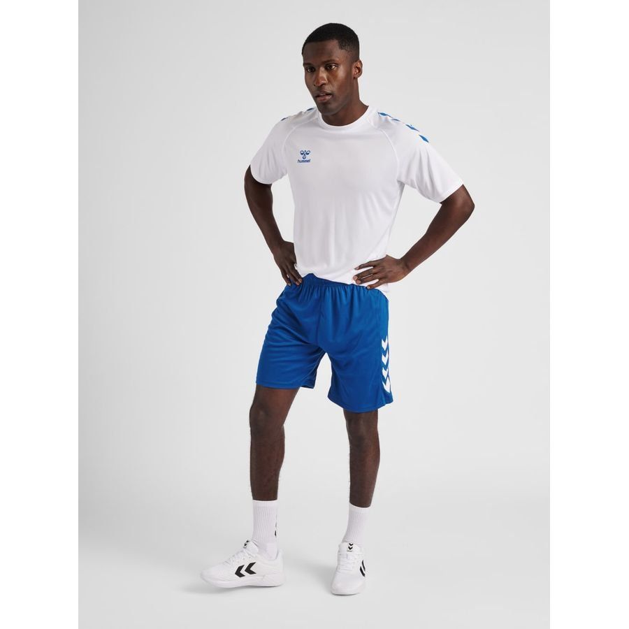 Hummel Short de Foot Core - Bleu/Blanc
