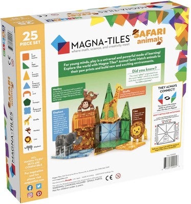 MAGNA-TILES Safaridyr Byggesett 25 Deler