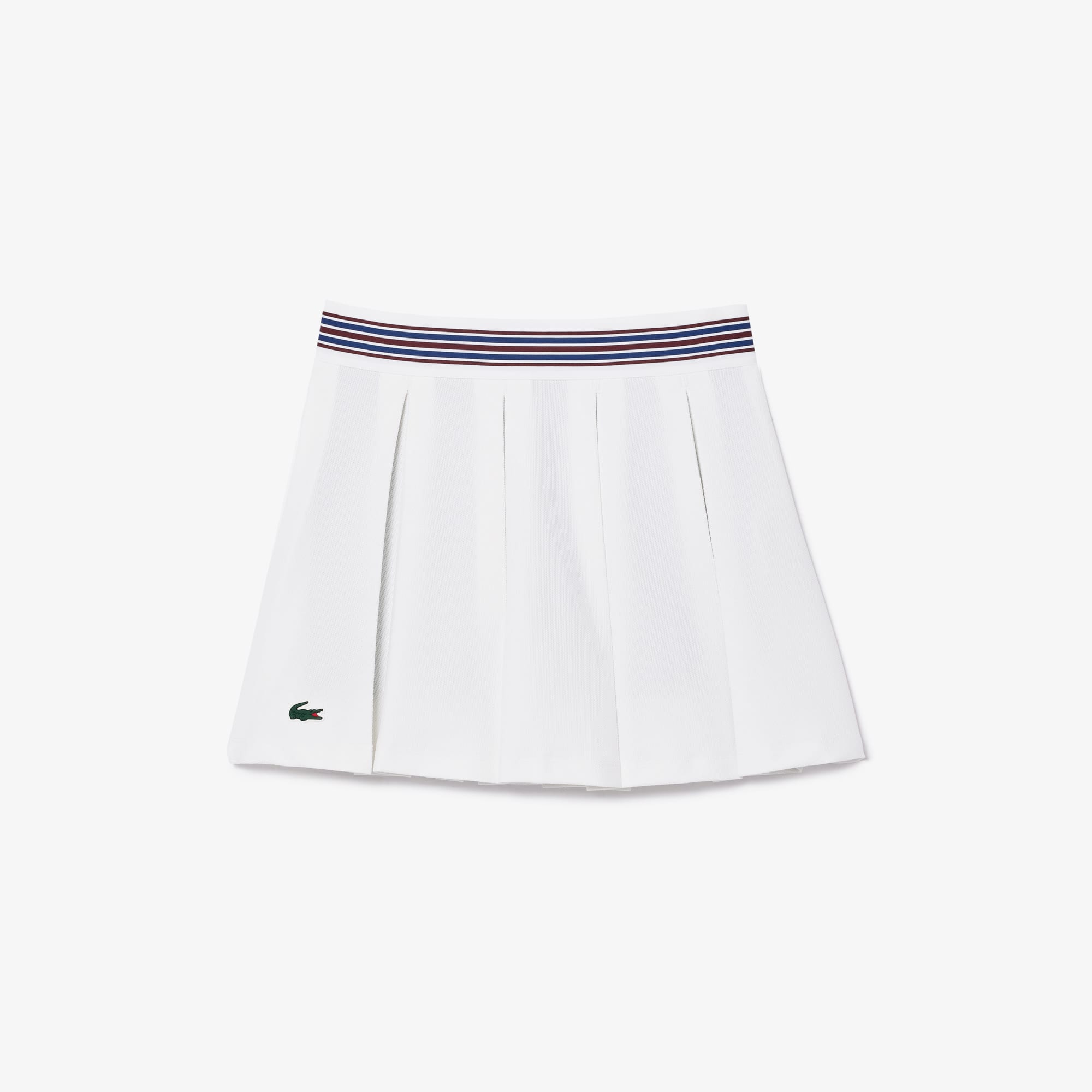 Jupe sport avec shorty intégré en piqué Robes & Jupes - Blanc - Lacoste - Femme