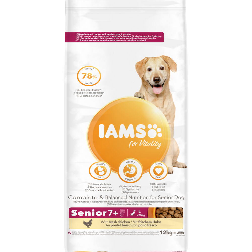 Iams Dog Senior Large Kip12 kg