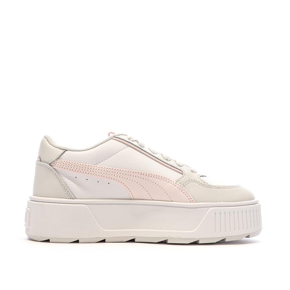 Puma Baskets Blanc/Rose Femme Puma Karmen Rebelle