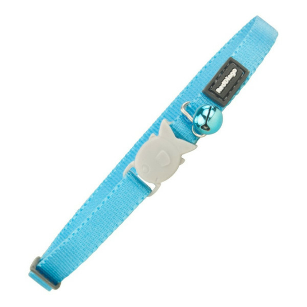Collier pour chat turquoise (1,2 x 20-32 cm)