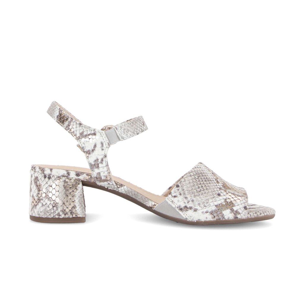 Sandal met riempjes beige