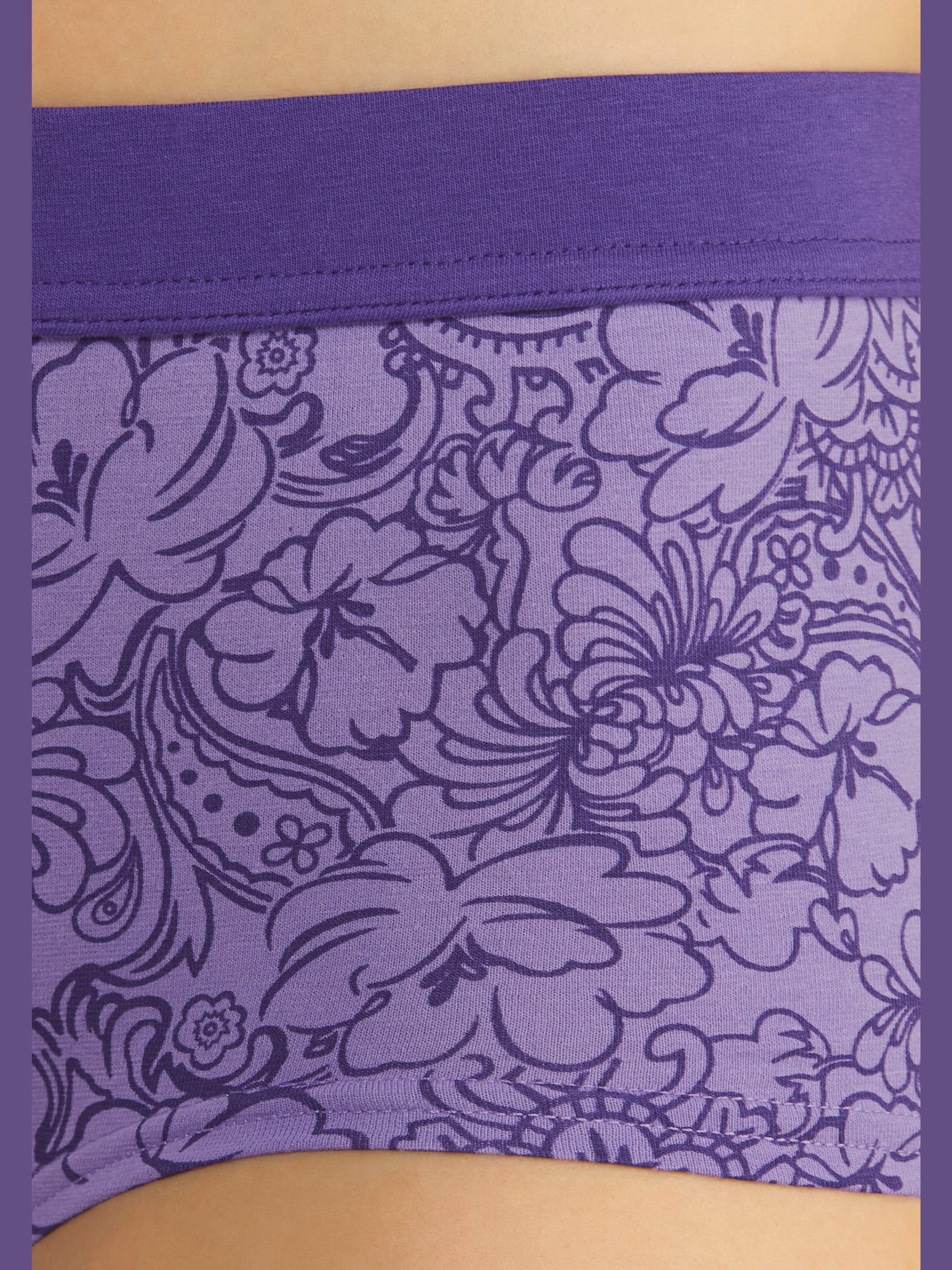 Panty lot pratique de 6 panties petite fleur