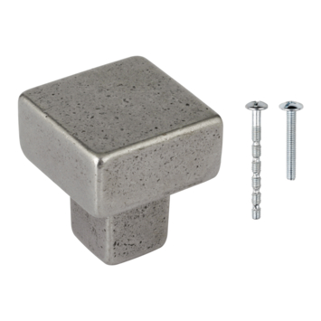 Knop Almar antiek ijzer 31mm