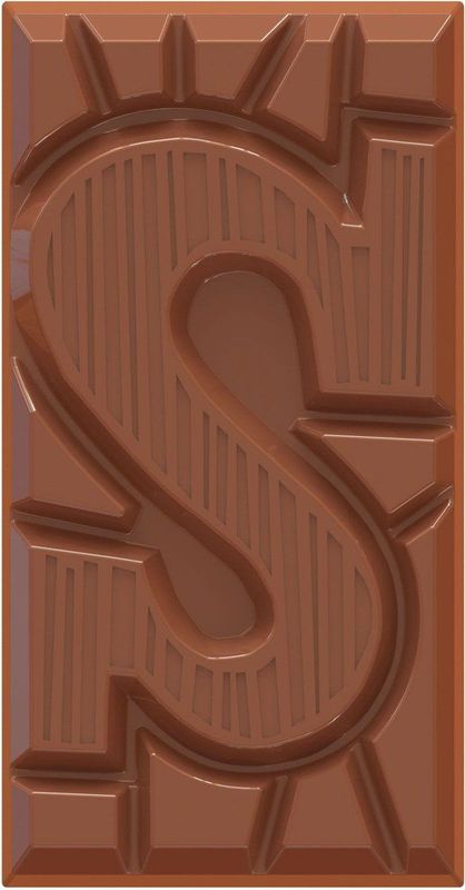 Tony's Chocolonely - Chocolade Letter S - Melk Marsepein Chocoladeletter - 180 Gram Fairtrade Belgische Chocola