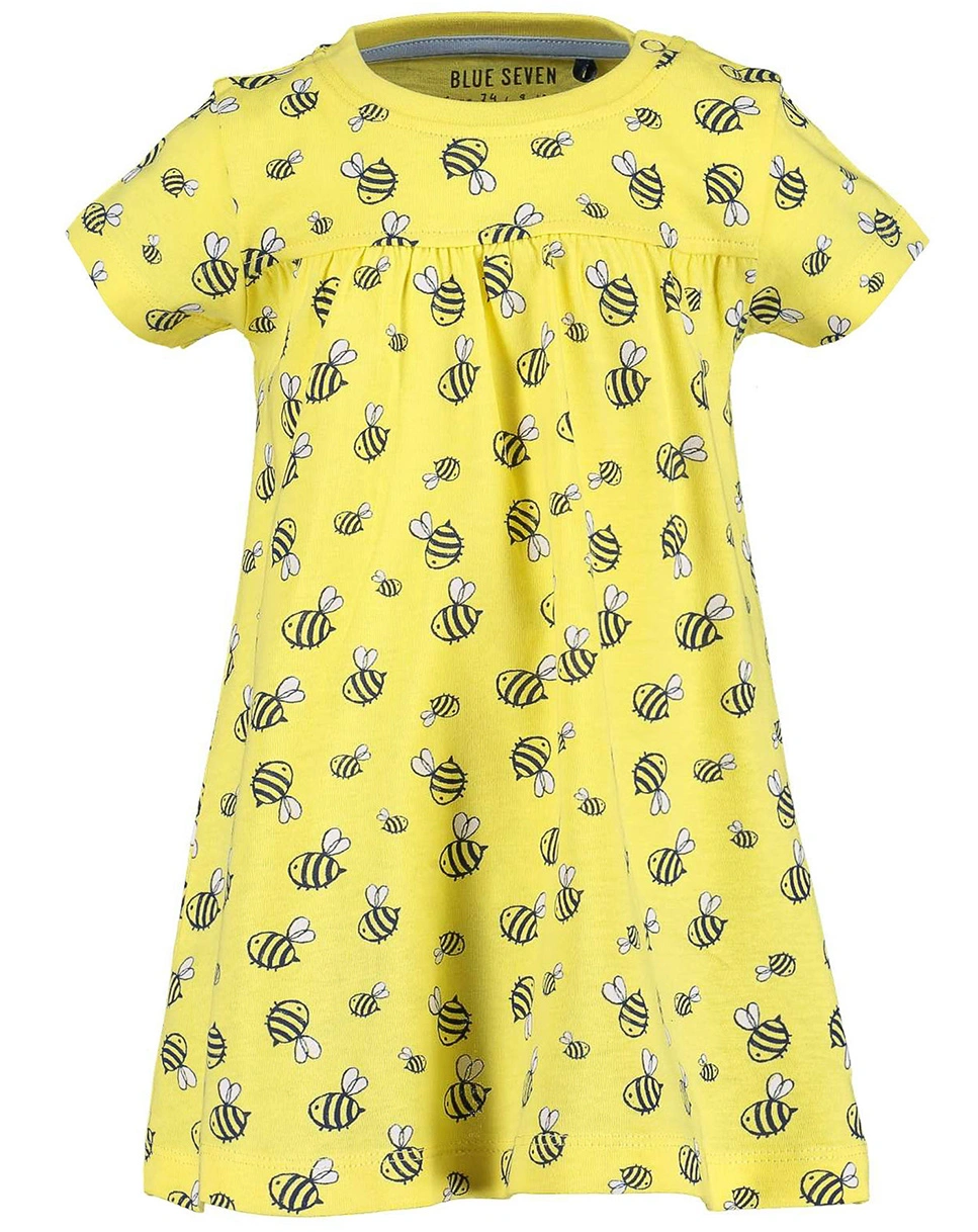Shirtkleid BUSY BEE AOP in straw