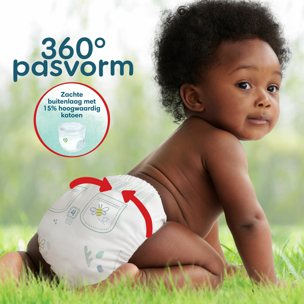 Pampers Harmonie Luierbroekjes Maat 4 (9-15 kg)168 stuks