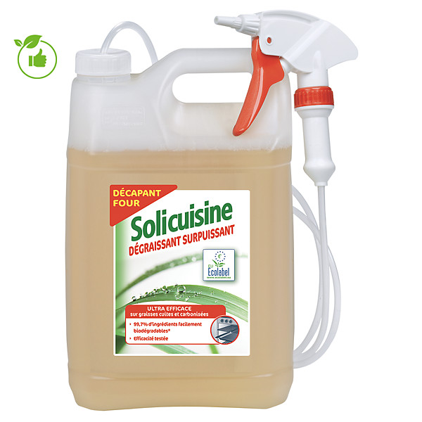 Dégraissant surpuissant Solicuisine décapant four 5 L