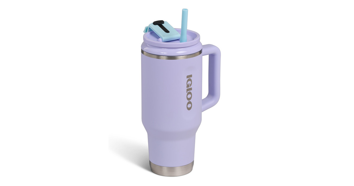 IglooFlip ‘n’ Sip Travel Mug 32 oz, 0,95 liter drinkfles  (Lila)
