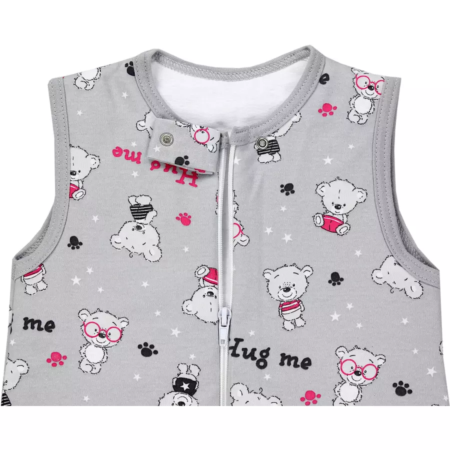 TupTam Baby  Winter Schlafsack mit Beinen 2,5 Tog grau-kombi