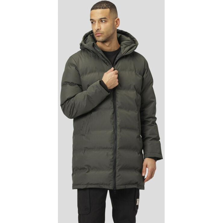 Fat Moose Birk Long Jacket Beetle green