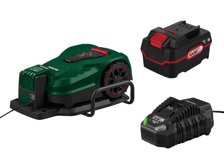 Robotmaaier 20 V met 4 Ah accu's en 4,5 A lader