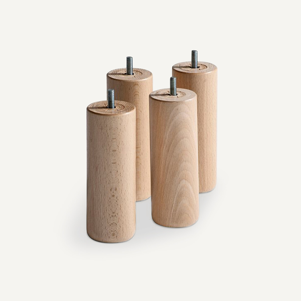 AM.PM<br>Conjunto de 4 pés de cama cilíndricos