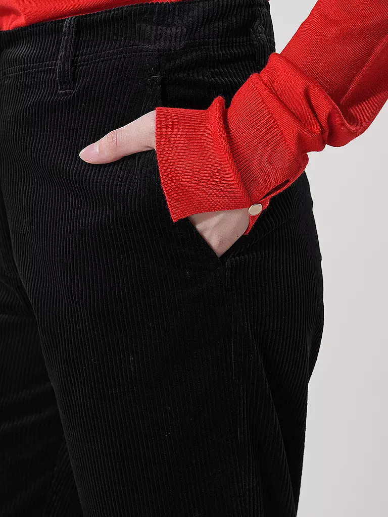 MARC O'POLO Cordhose 7/8 schwarz