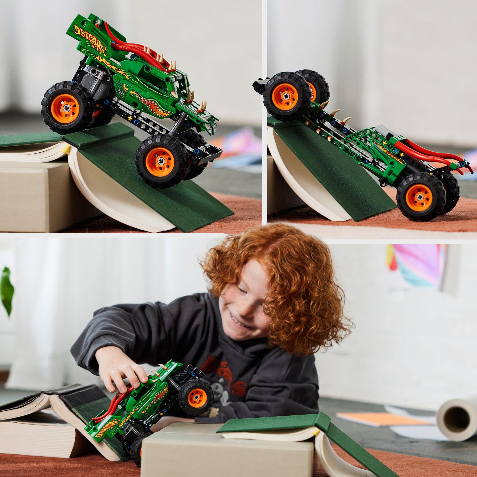 LEGO Konstruktionsspielzeug Technic Monster Jam Dragon