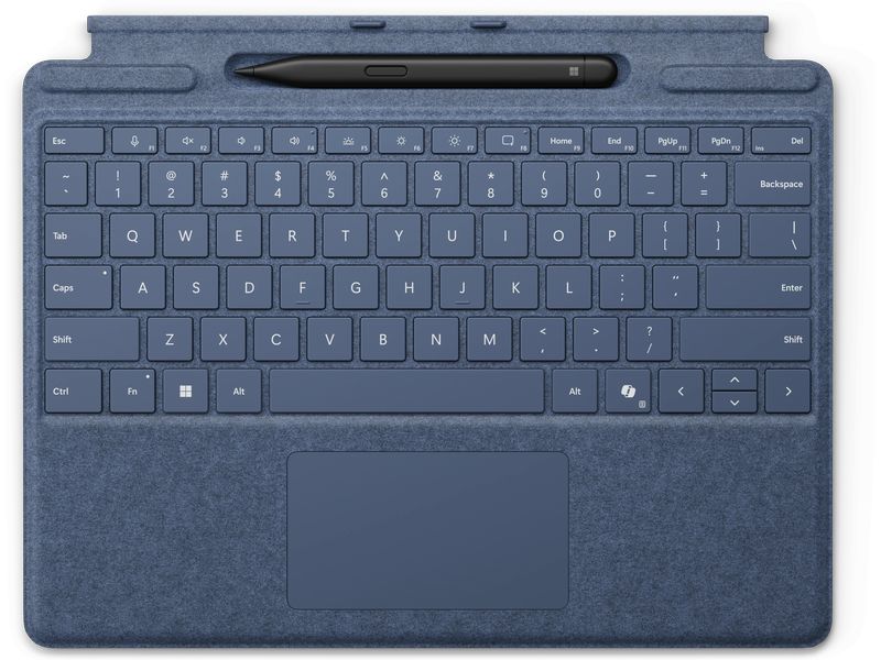 Microsoft Surface Pro Keyboard mit Slim Pen 2 (CH-Layout) Tastaturcover und Eingabestift für das Surface Pro 8, Pro 9, Pro 10 und Surface Pro 11
