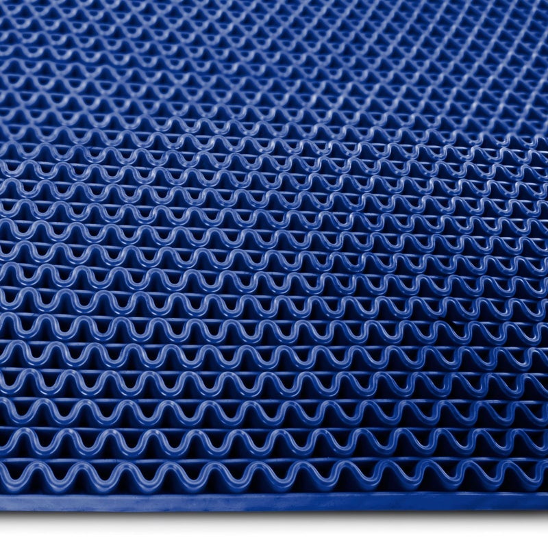 Hygiënemat voor blote voeten, UV-bestendig, blauw, 90 x 300 cm
