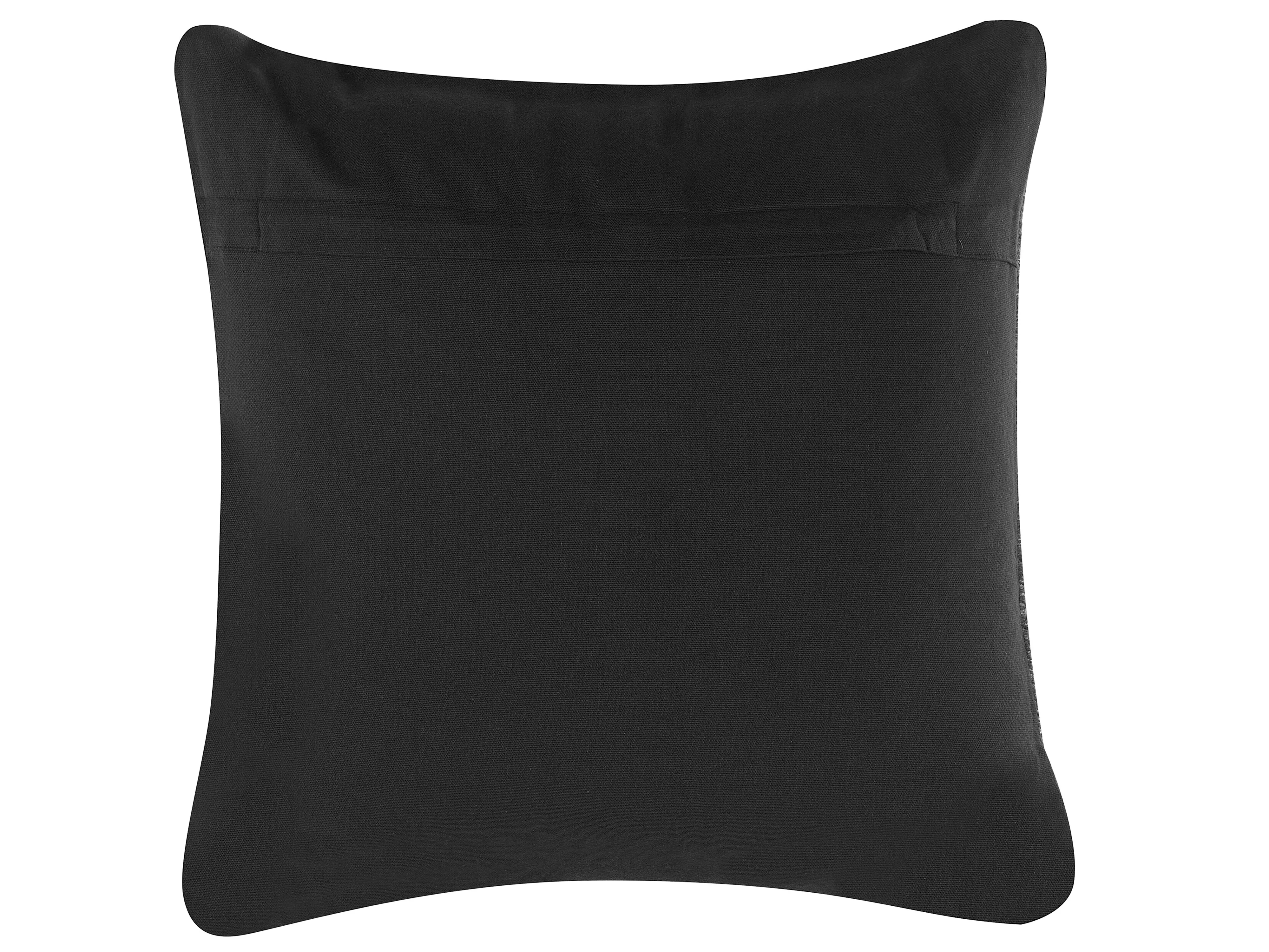 Sierkussen KONNI Katoen 45 x 45 cm Grijs chevron patroon