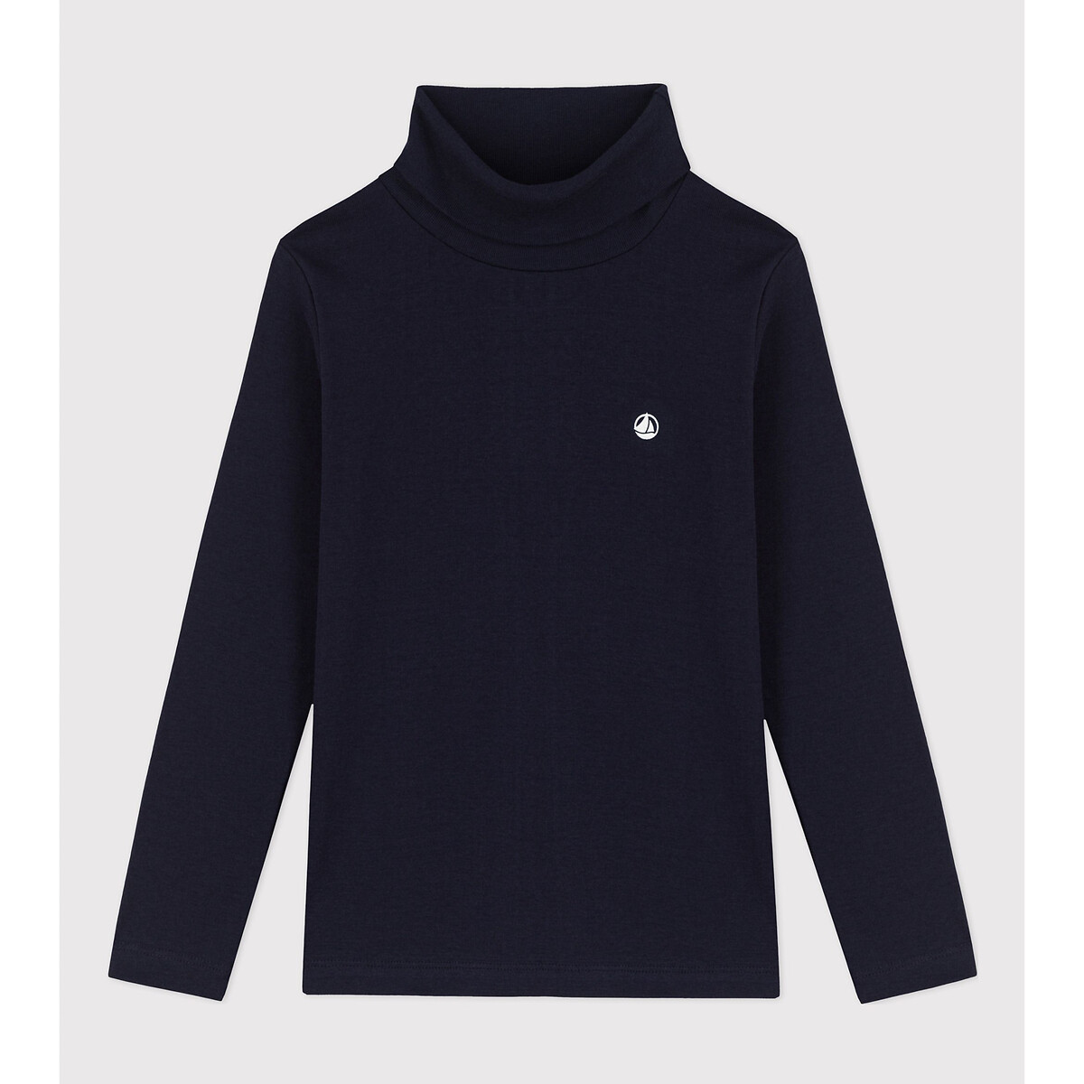 PETIT BATEAU<br>Gola alta de mangas compridas