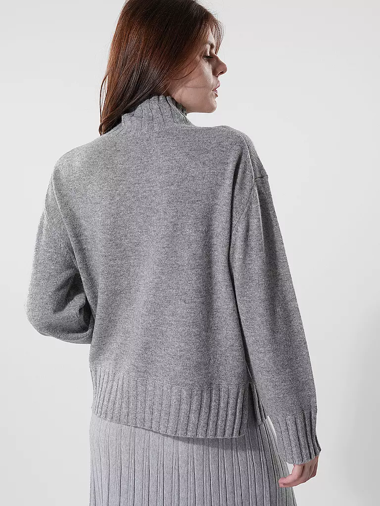 MOS MOSH Rollkragenpullover MMAIMA grau