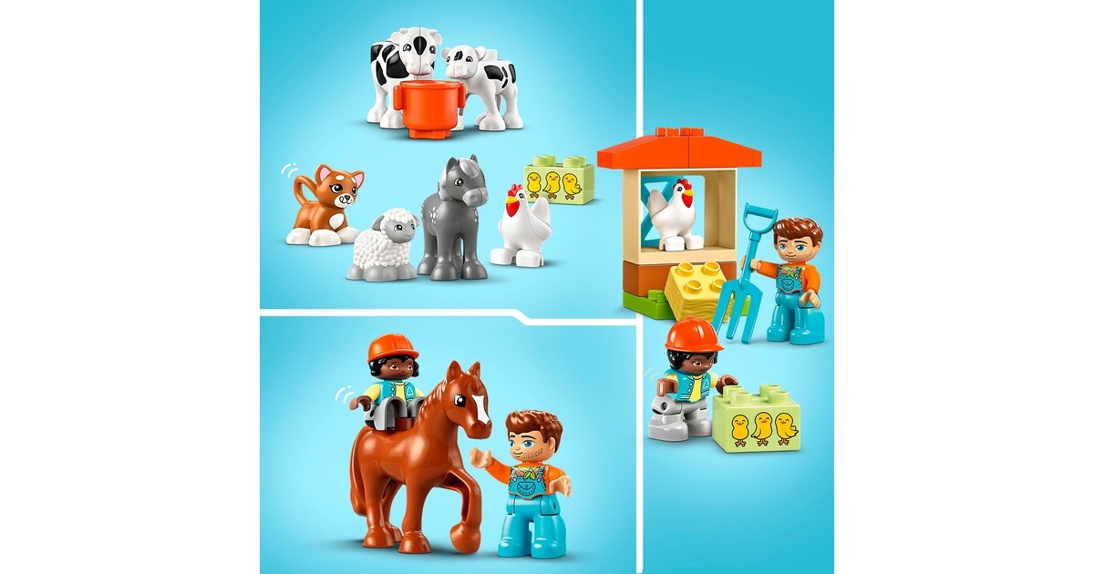 LEGODUPLO - Dieren verzorgen op de boerderij Constructiespeelgoed  (10416)