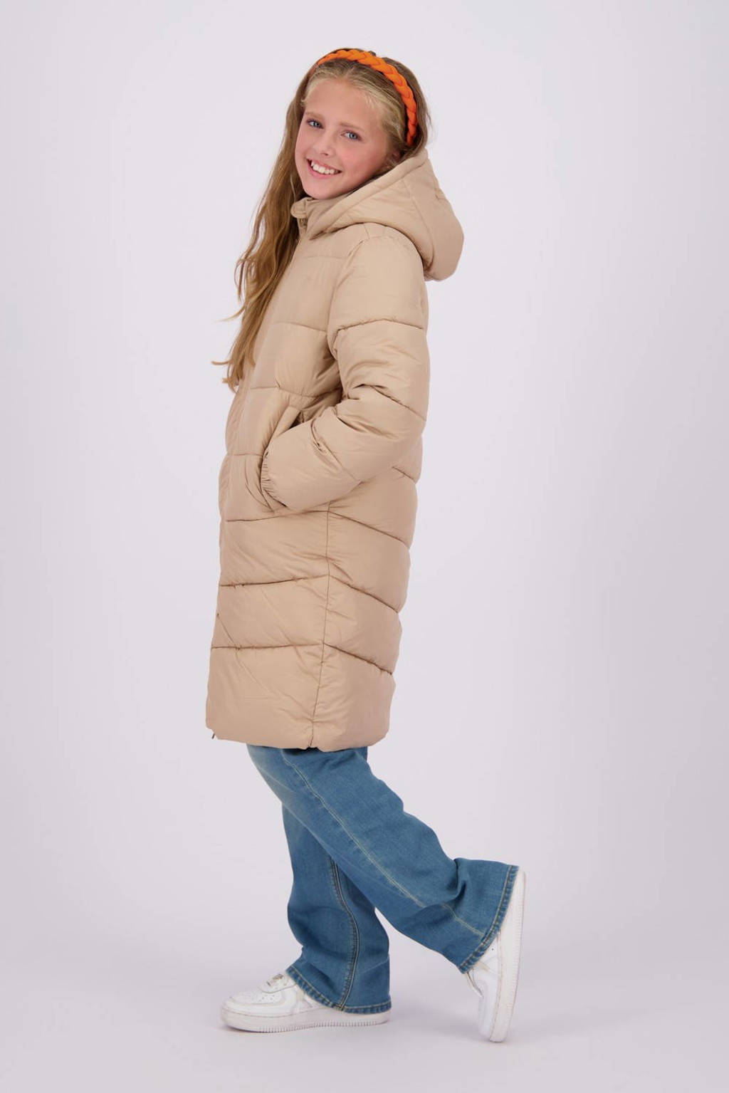 Vingino gewatteerde winterjas Tendela goud metallic